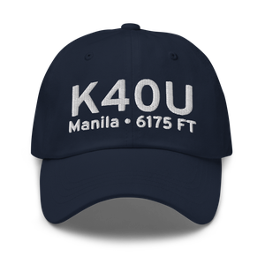 Manila Airport (K40U) ICAO Hat