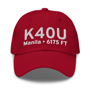 Manila Airport (K40U) ICAO Hat