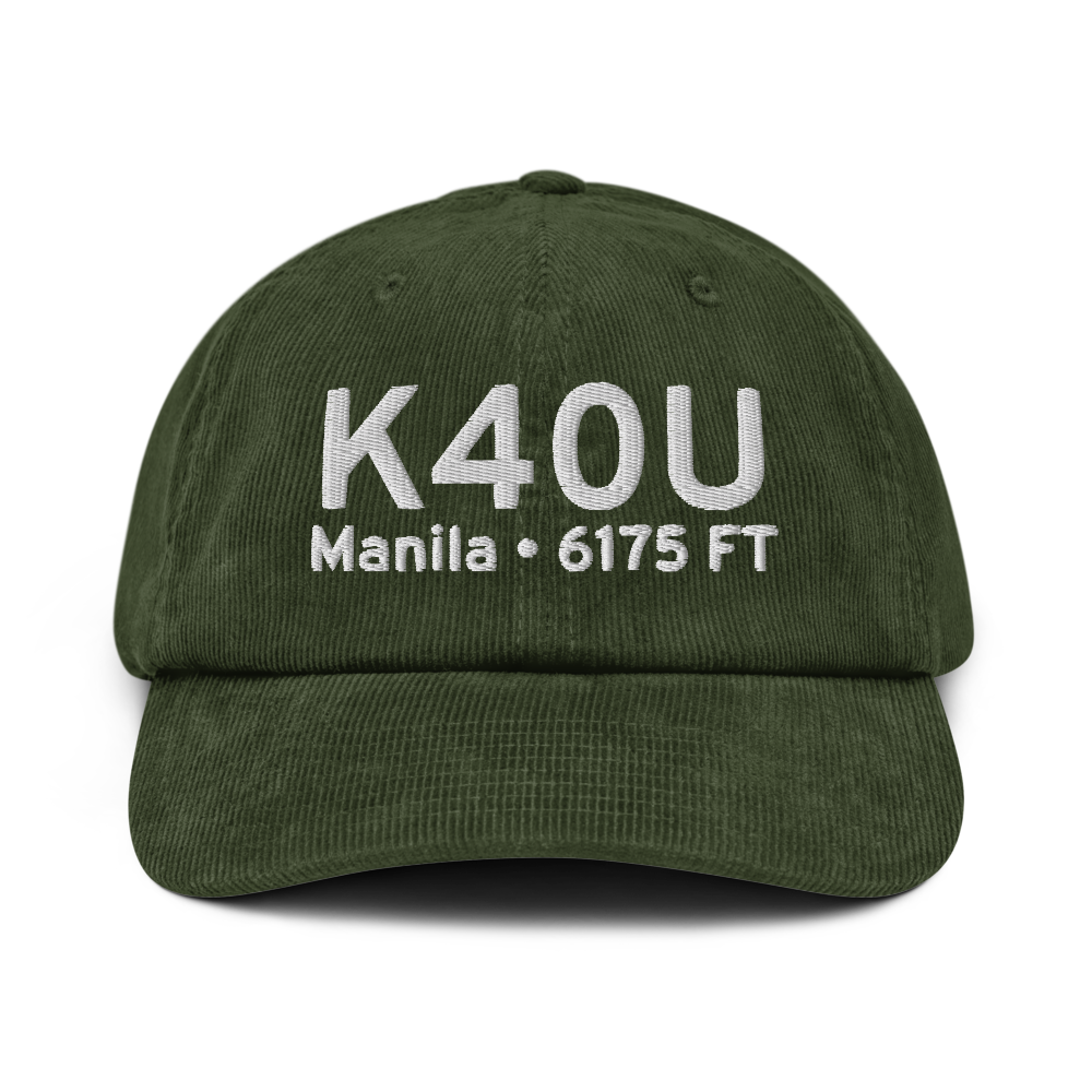 Manila Airport (K40U) ICAO Hat 