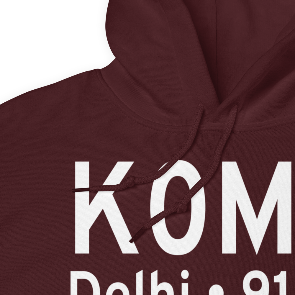 Delhi Municipal Airport (K0M9) ICAO Hoodie Sweatshirt 