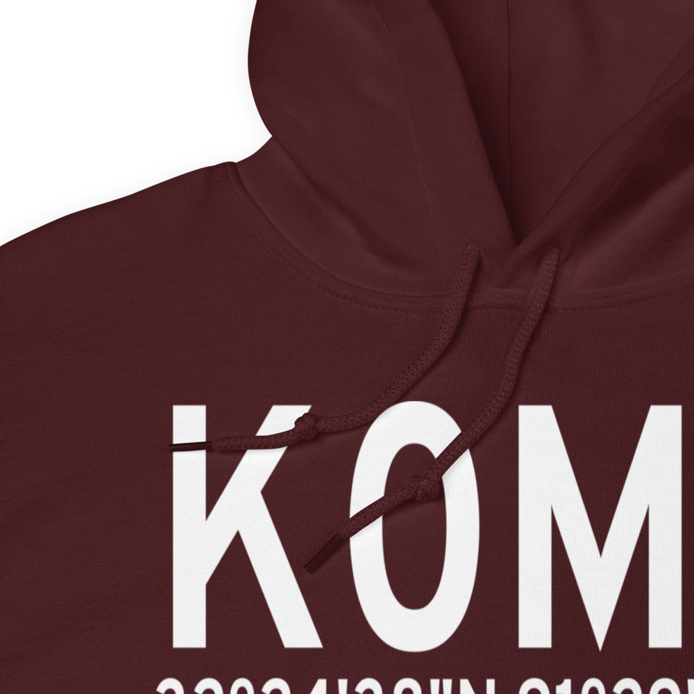 Delhi Municipal Airport (K0M9) ICAO Hoodie Sweatshirt 