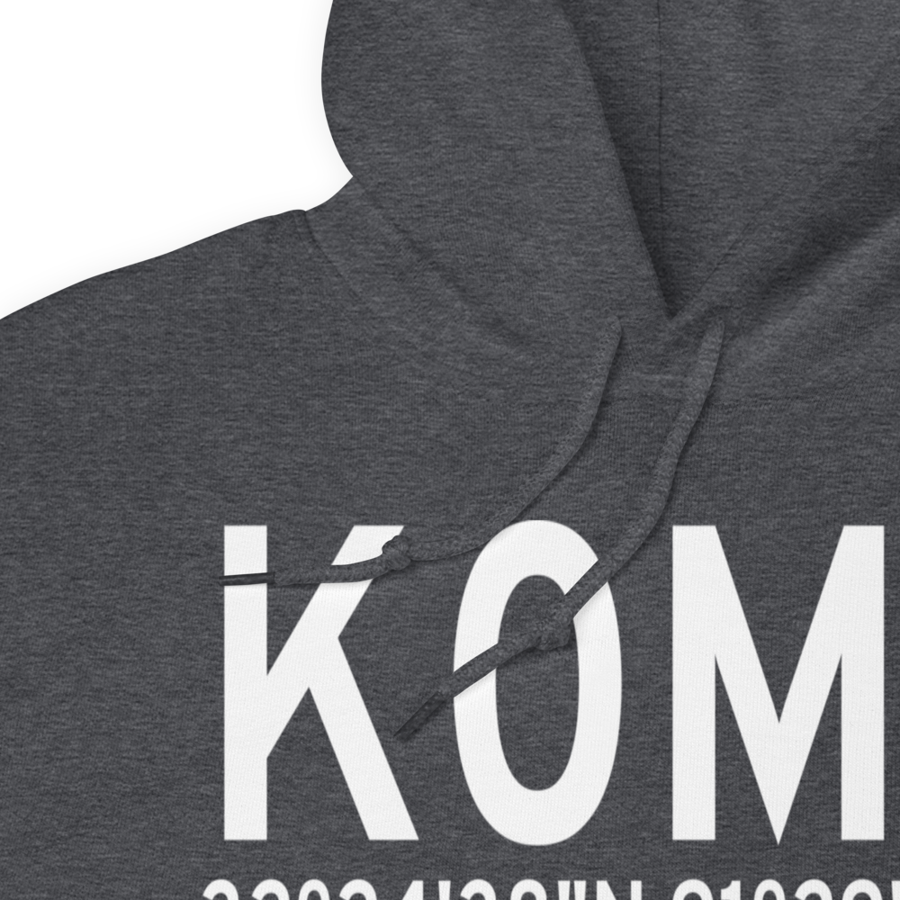 Delhi Municipal Airport (K0M9) ICAO Hoodie Sweatshirt 