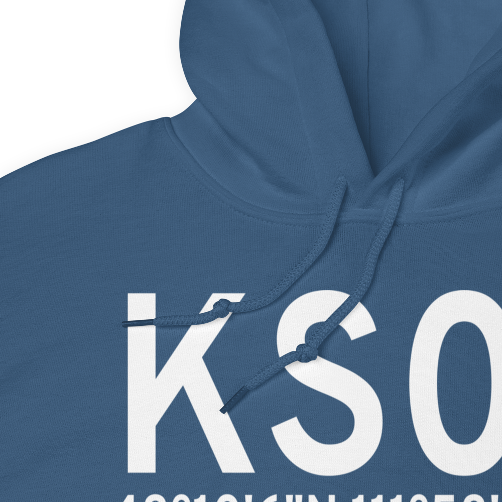 Conrad Airport (KS01) ICAO Hoodie Sweatshirt 