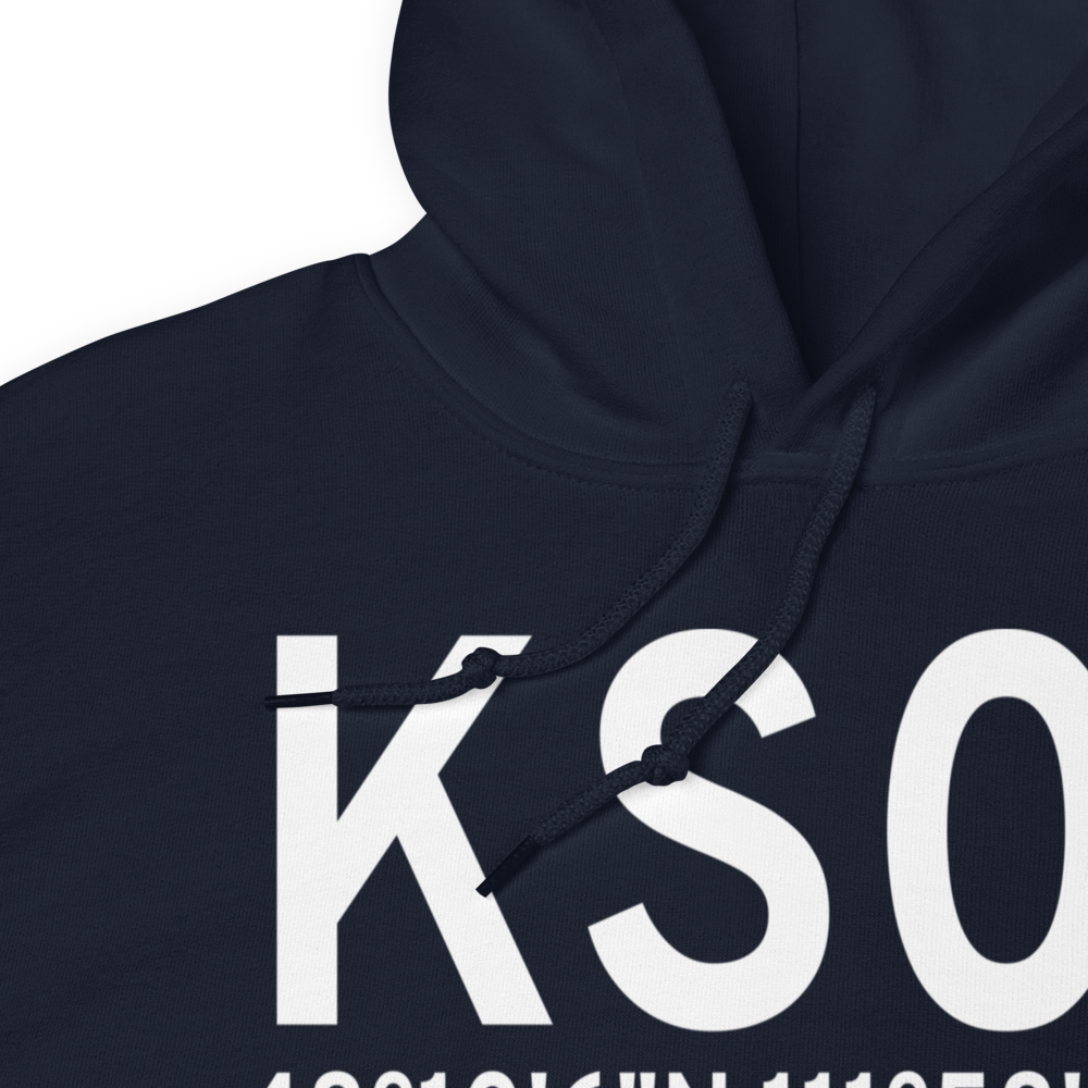 Conrad Airport (KS01) ICAO Hoodie Sweatshirt 
