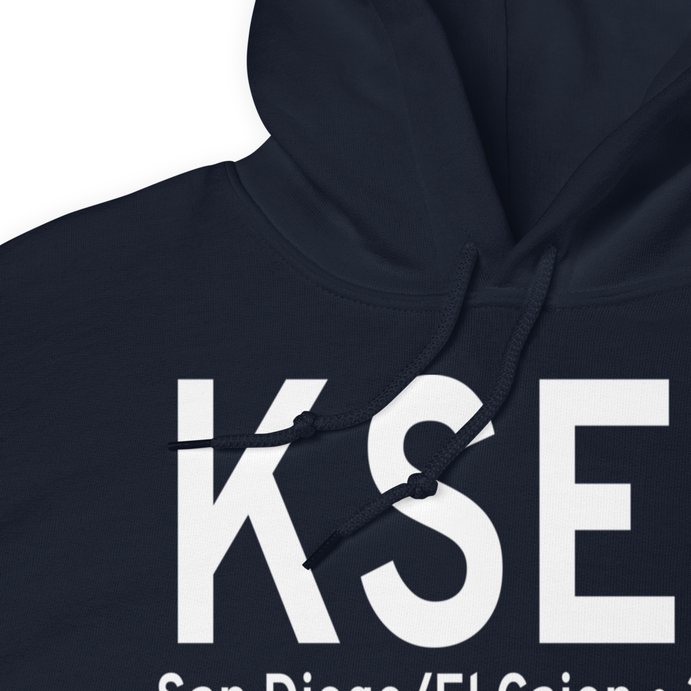 Gillespie Field (KSEE) ICAO Hoodie Sweatshirt 