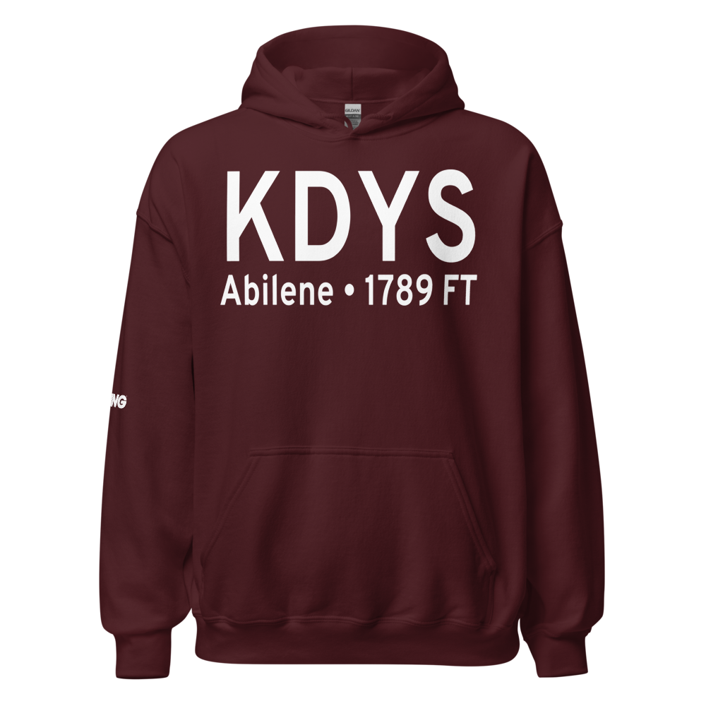 Dyess Air Force Base (KDYS) ICAO Hoodie Sweatshirt 