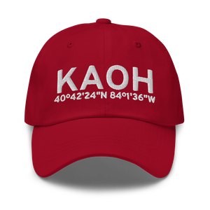 Lima Allen County Airport (KAOH) ICAO Hat