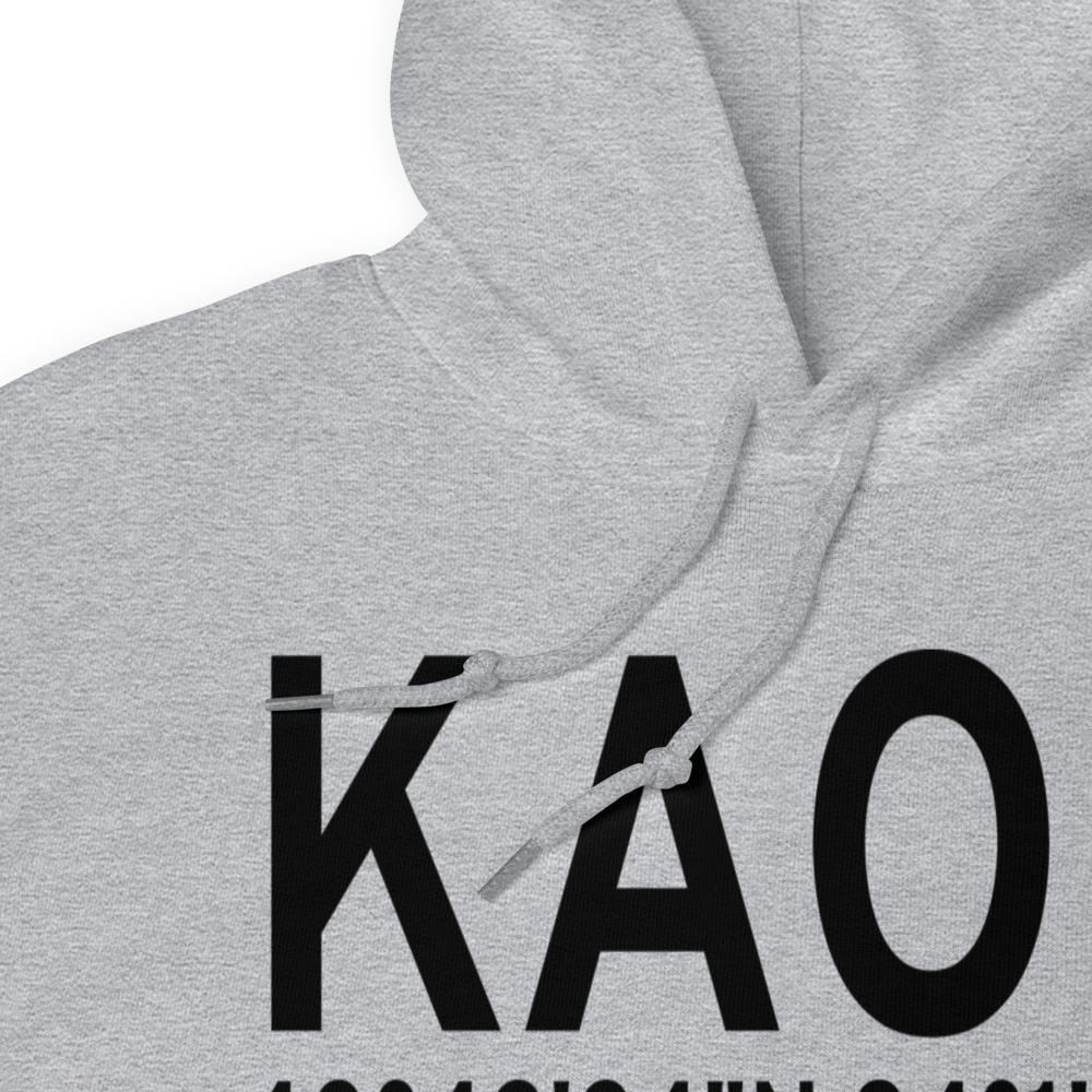 Lima Allen County Airport (KAOH) ICAO Hoodie Sweatshirt 