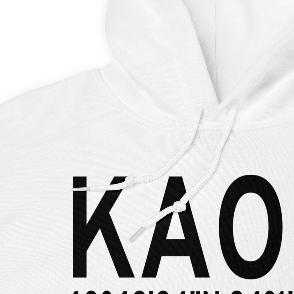 Lima Allen County Airport (KAOH) ICAO Hoodie Sweatshirt 