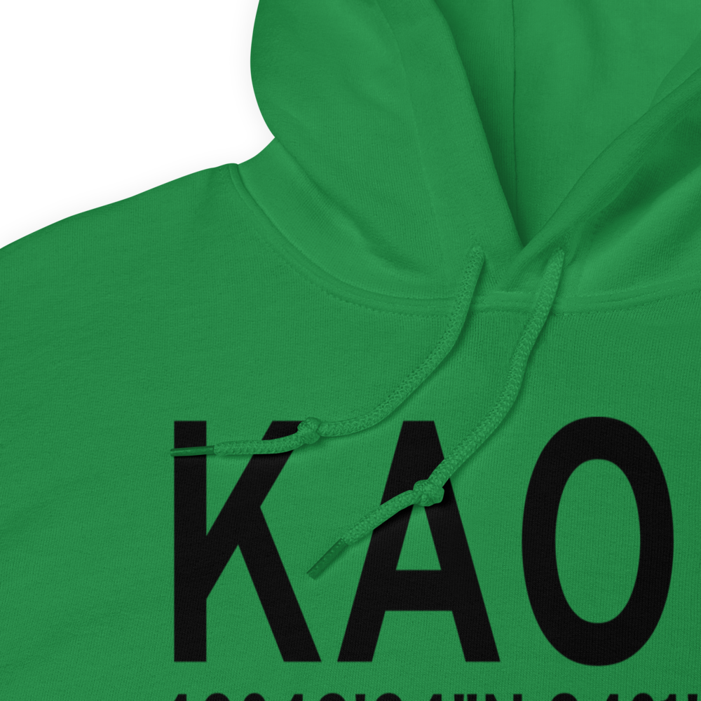 Lima Allen County Airport (KAOH) ICAO Hoodie Sweatshirt 
