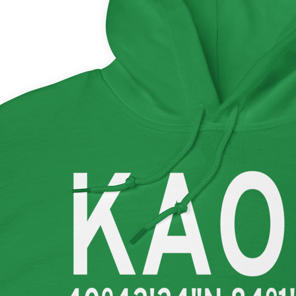 Lima Allen County Airport (KAOH) ICAO Hoodie Sweatshirt 