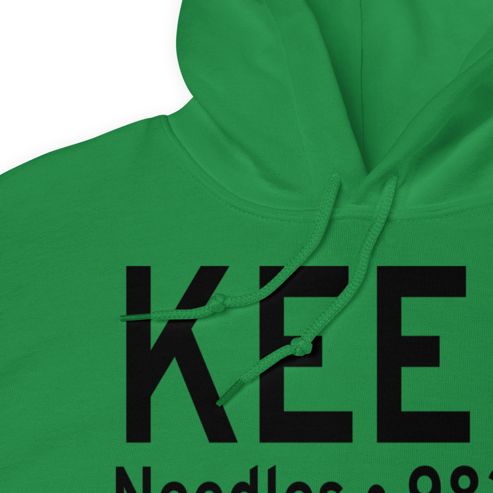 Needles Airport (KEED) ICAO Hoodie Sweatshirt 