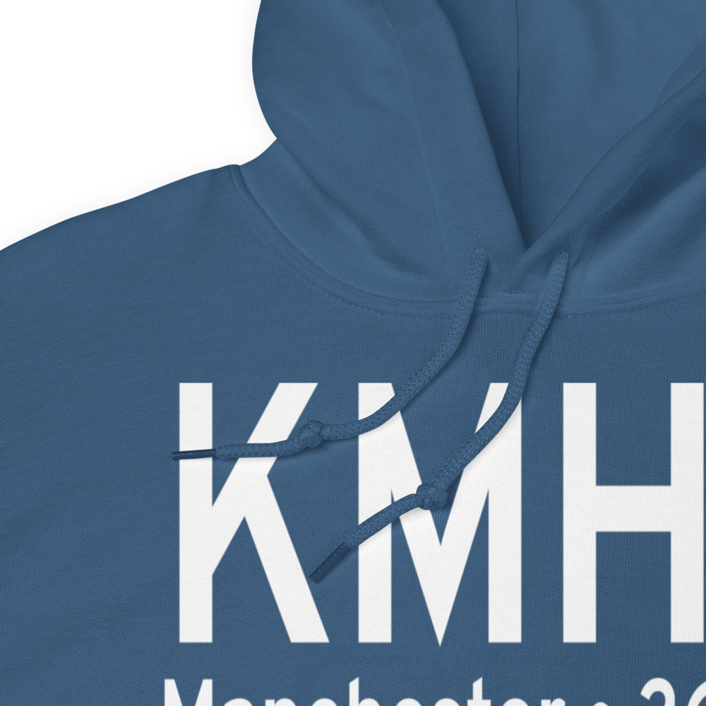 Manchester-Boston Regional Airport (KMHT) ICAO Hoodie Sweatshirt 