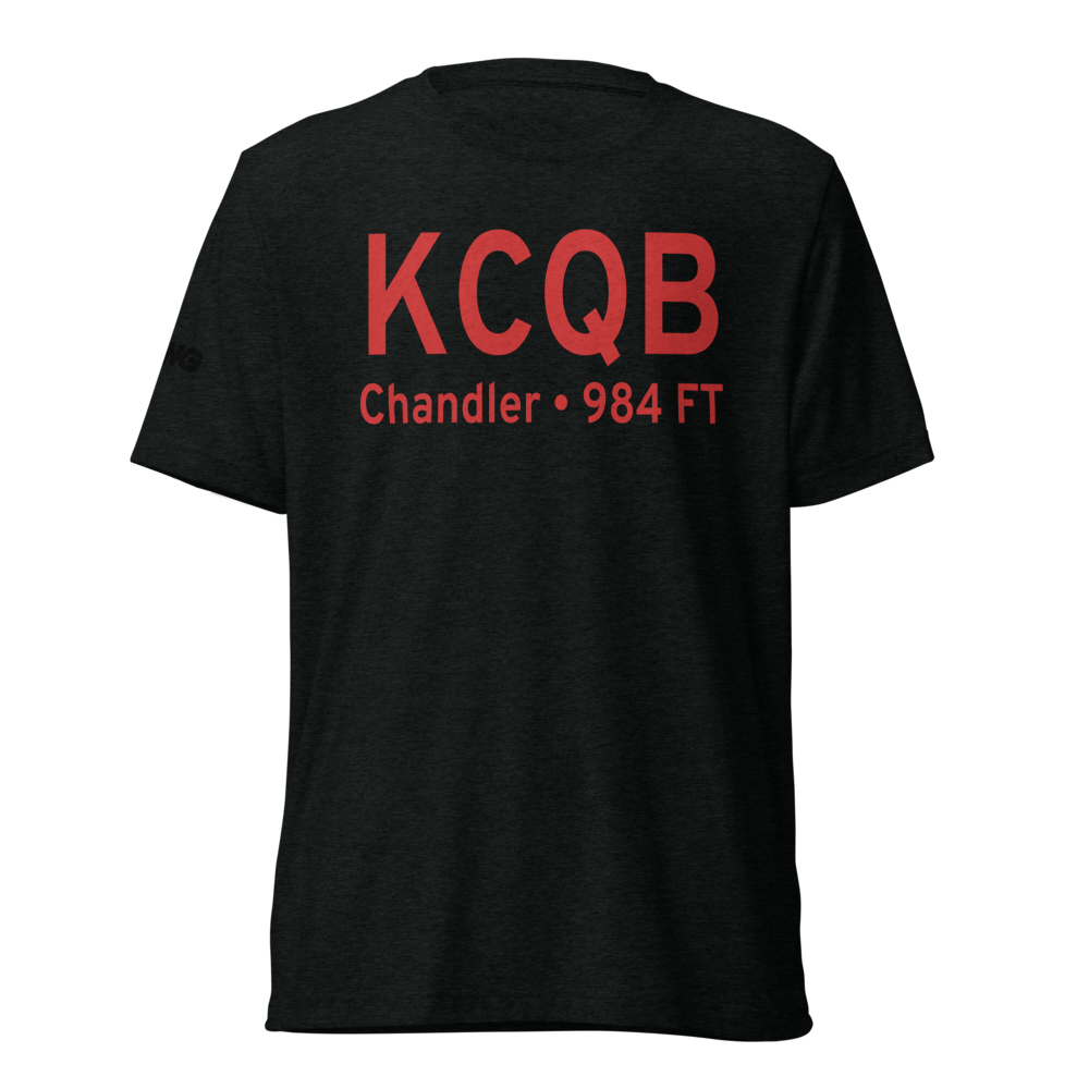 Chandler Regional Airport (KCQB) ICAO Tri-blend T-Shirt 
