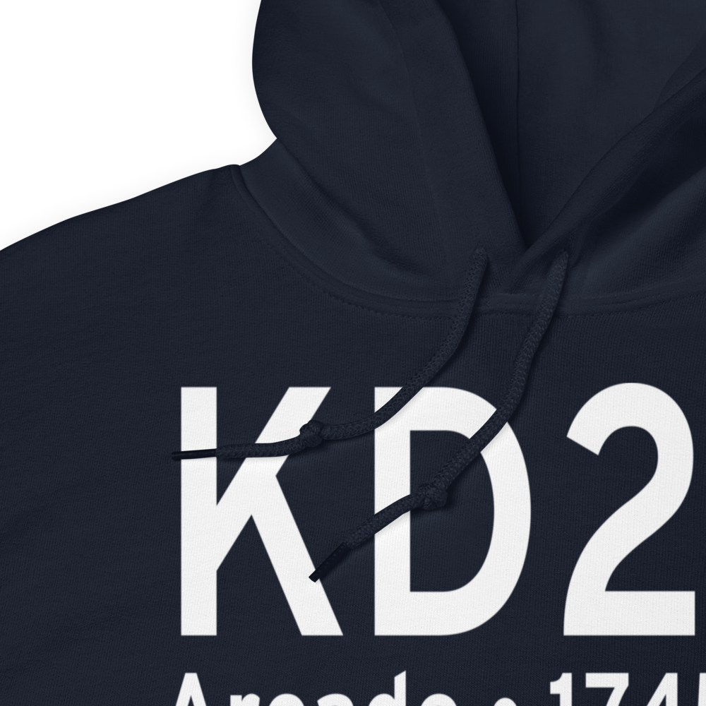 Arcade Tri County Airport (KD23) ICAO Hoodie Sweatshirt 