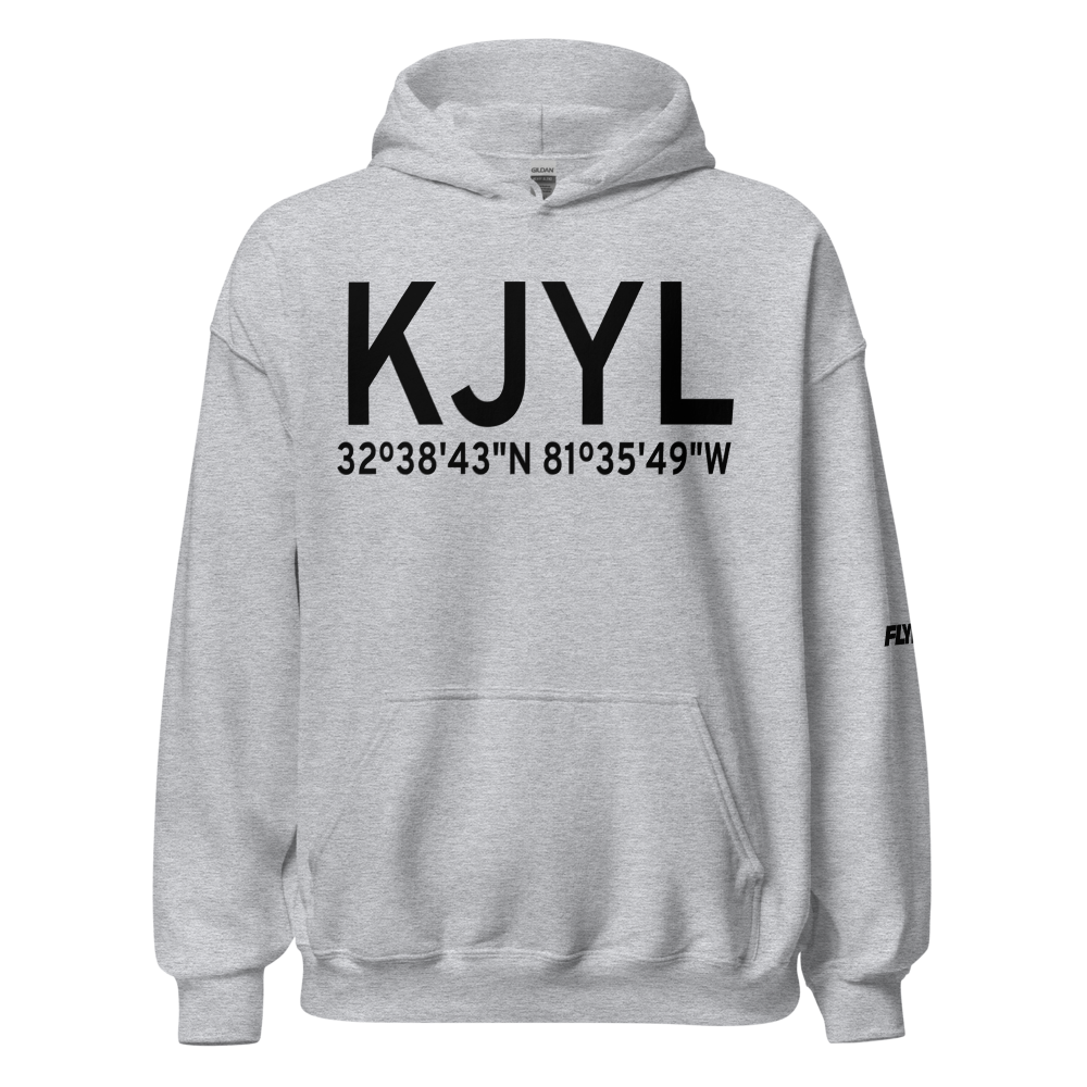 Plantation Airpark (KJYL) ICAO Hoodie Sweatshirt 