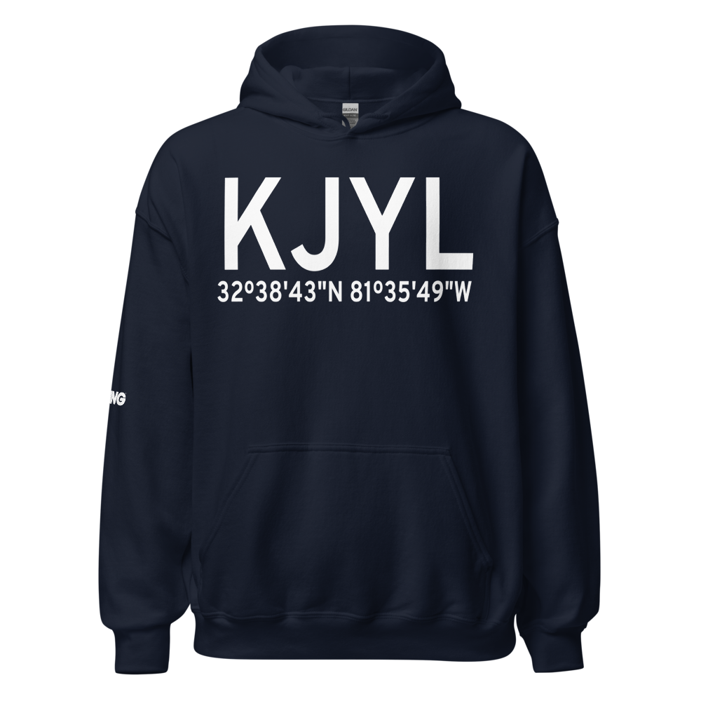 Plantation Airpark (KJYL) ICAO Hoodie Sweatshirt 