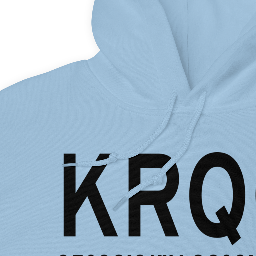 El Reno Regional Airport (KRQO) ICAO Hoodie Sweatshirt 