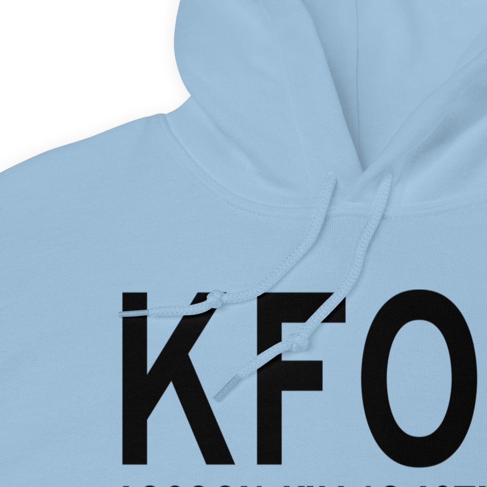 Rohnerville Airport (KFOT) ICAO Hoodie Sweatshirt 