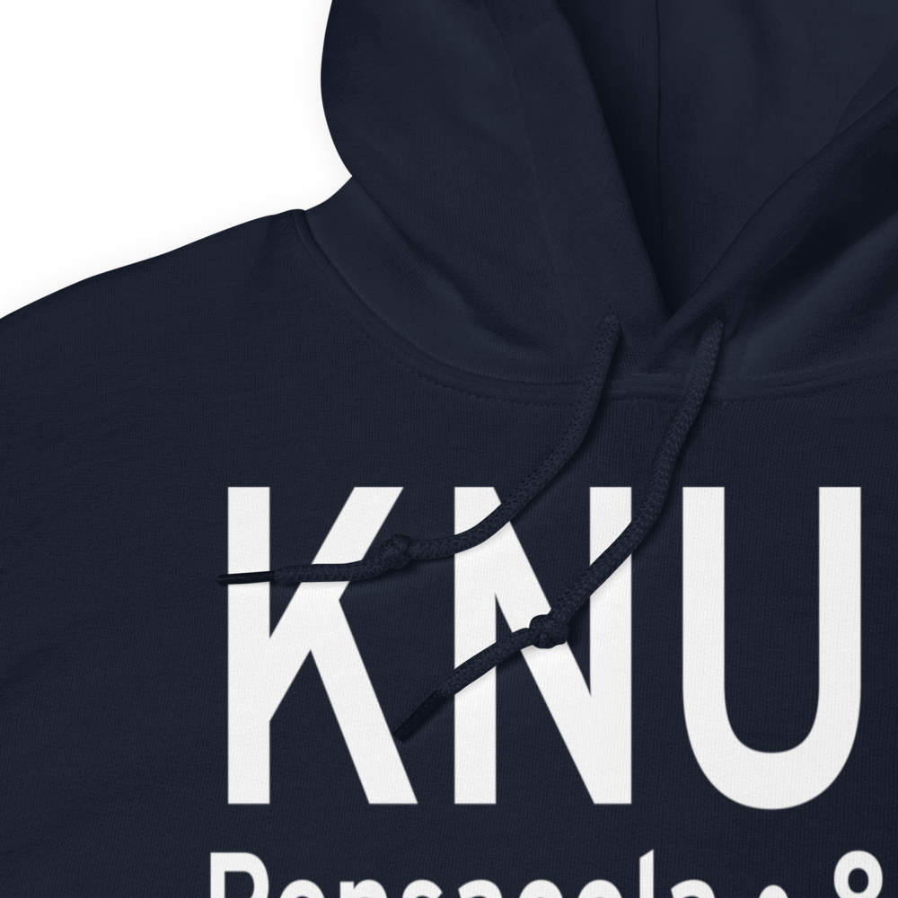 Saufley Field Nolf Airport (KNUN) ICAO Hoodie Sweatshirt 
