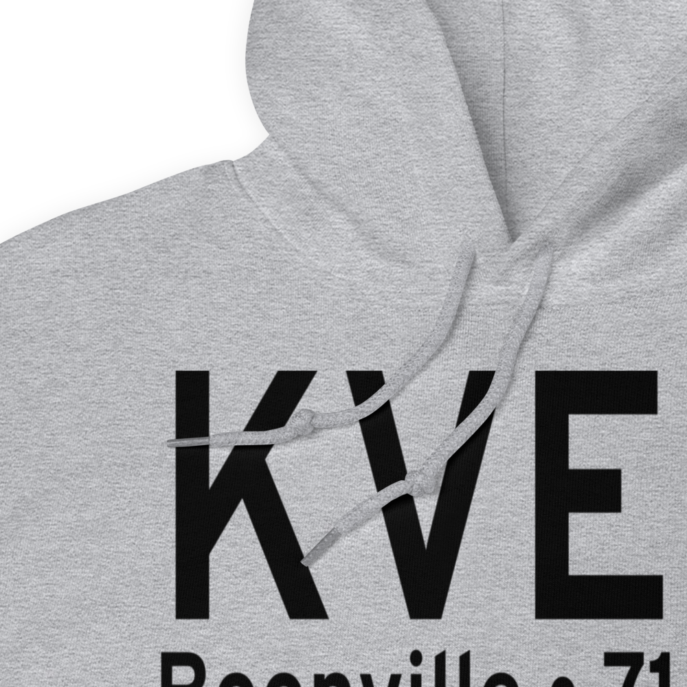 Jesse Viertel Memorial Airport (KVER) ICAO Hoodie Sweatshirt 