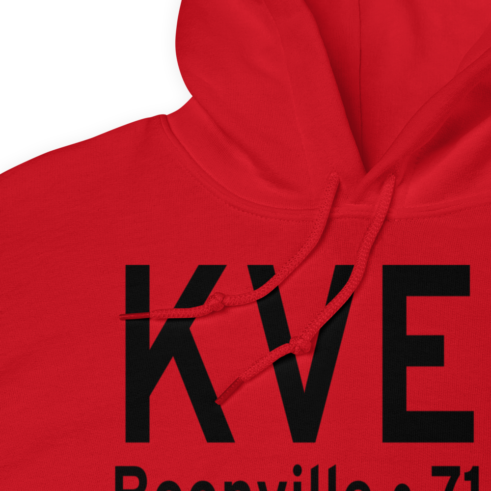 Jesse Viertel Memorial Airport (KVER) ICAO Hoodie Sweatshirt 