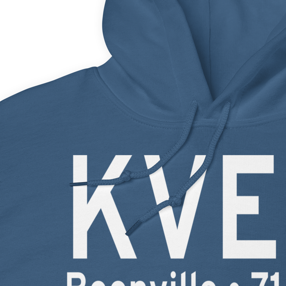 Jesse Viertel Memorial Airport (KVER) ICAO Hoodie Sweatshirt 