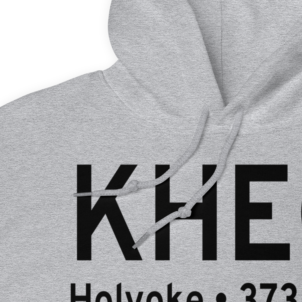 Holyoke Airport (KHEQ) ICAO Hoodie Sweatshirt 