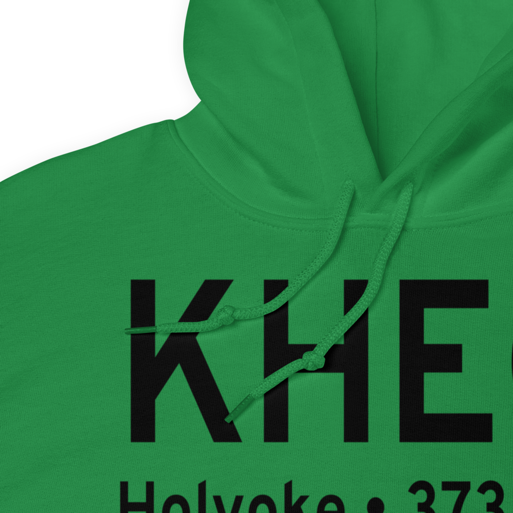 Holyoke Airport (KHEQ) ICAO Hoodie Sweatshirt 