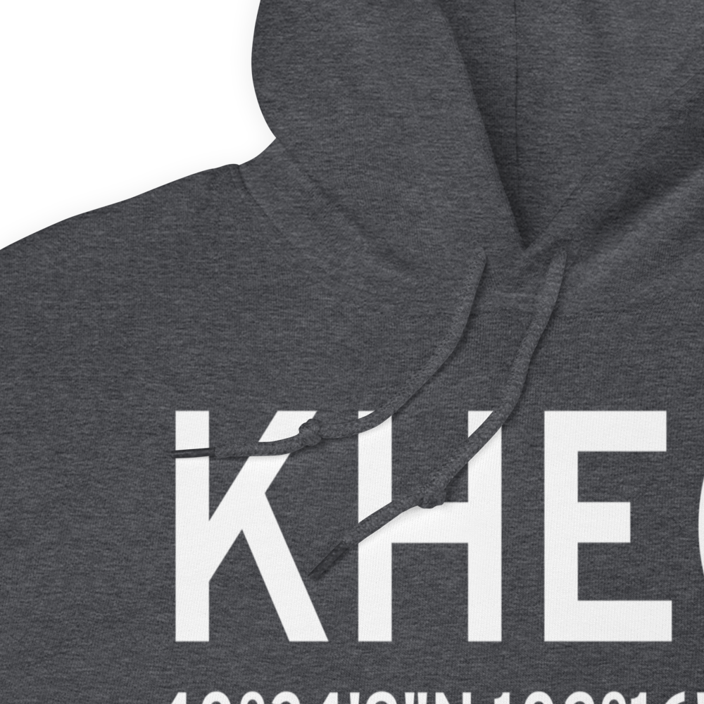 Holyoke Airport (KHEQ) ICAO Hoodie Sweatshirt 