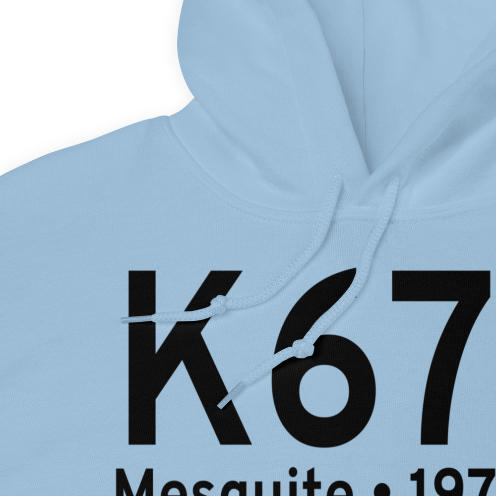 Mesquite Airport (K67L) ICAO Hoodie Sweatshirt 