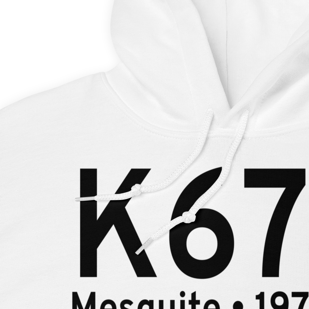 Mesquite Airport (K67L) ICAO Hoodie Sweatshirt 