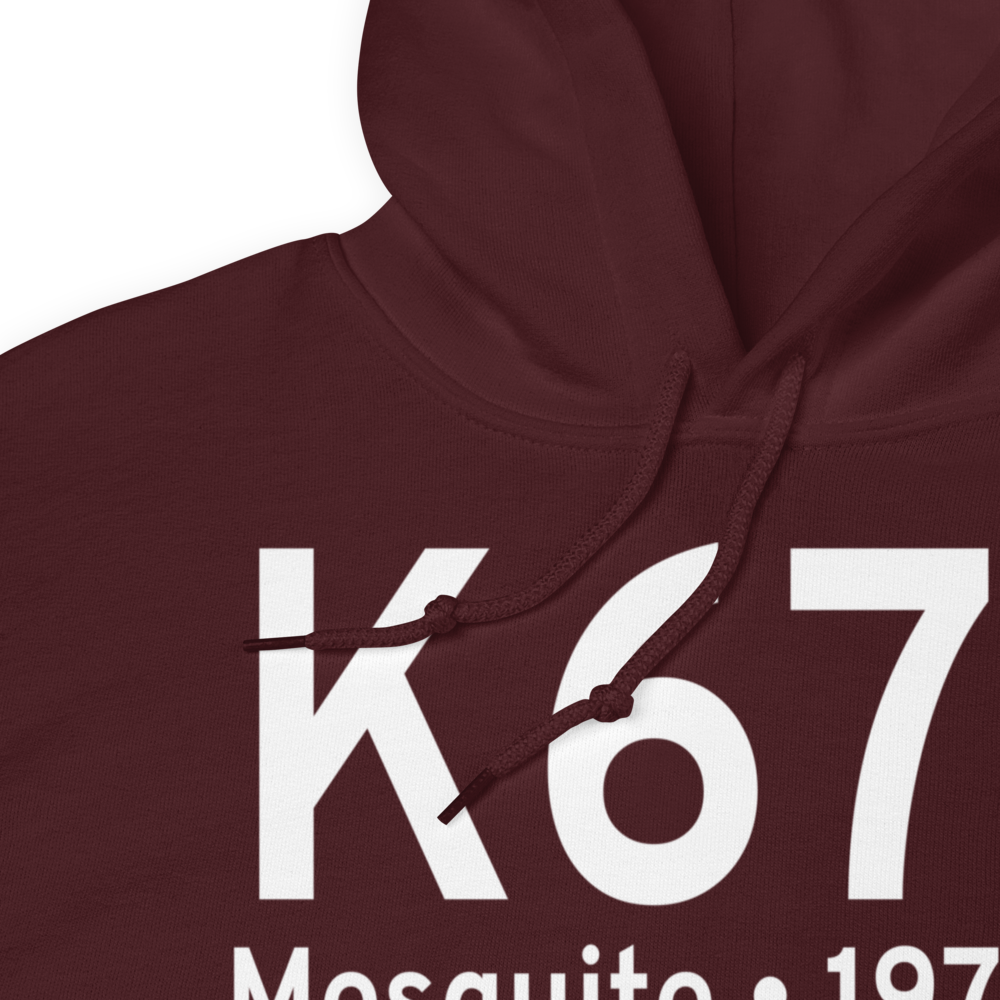 Mesquite Airport (K67L) ICAO Hoodie Sweatshirt 