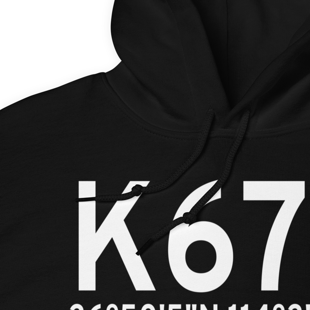 Mesquite Airport (K67L) ICAO Hoodie Sweatshirt 