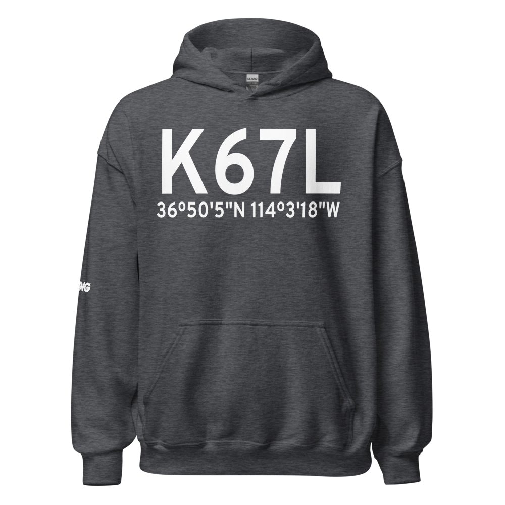 Mesquite Airport (K67L) ICAO Hoodie Sweatshirt 