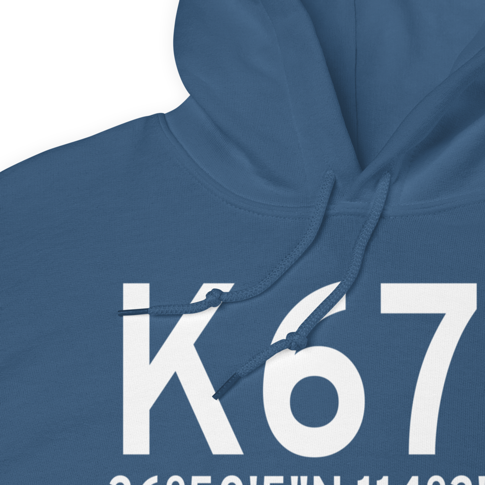 Mesquite Airport (K67L) ICAO Hoodie Sweatshirt 
