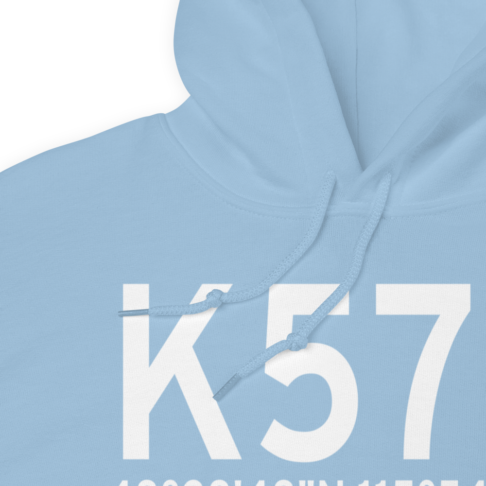 Troy Airport (K57S) ICAO Hoodie Sweatshirt 