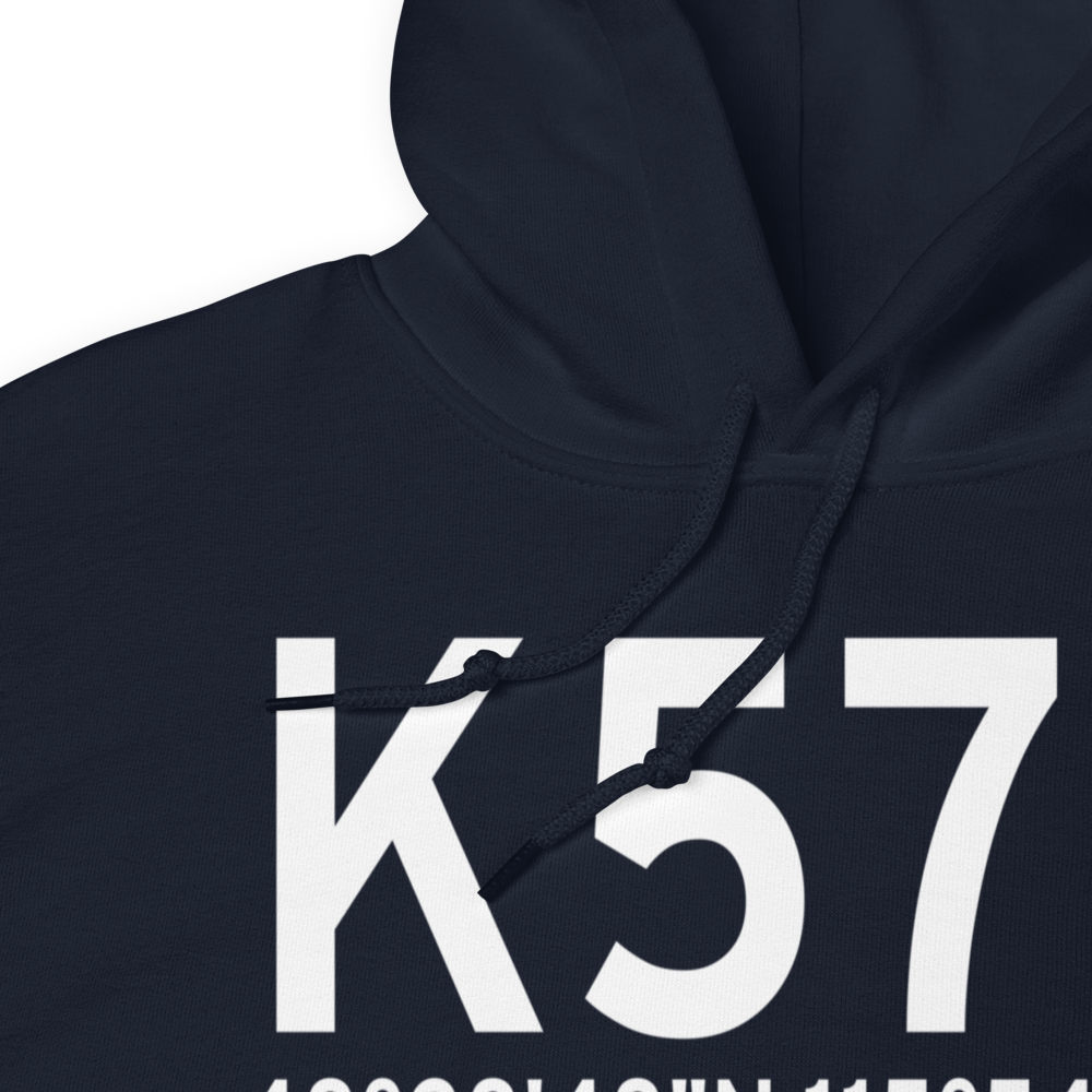 Troy Airport (K57S) ICAO Hoodie Sweatshirt 