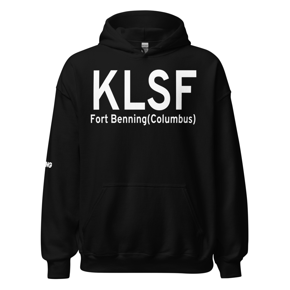 Lawson Army Air Field (Fort Benning) (KLSF) ICAO Hoodie Sweatshirt 