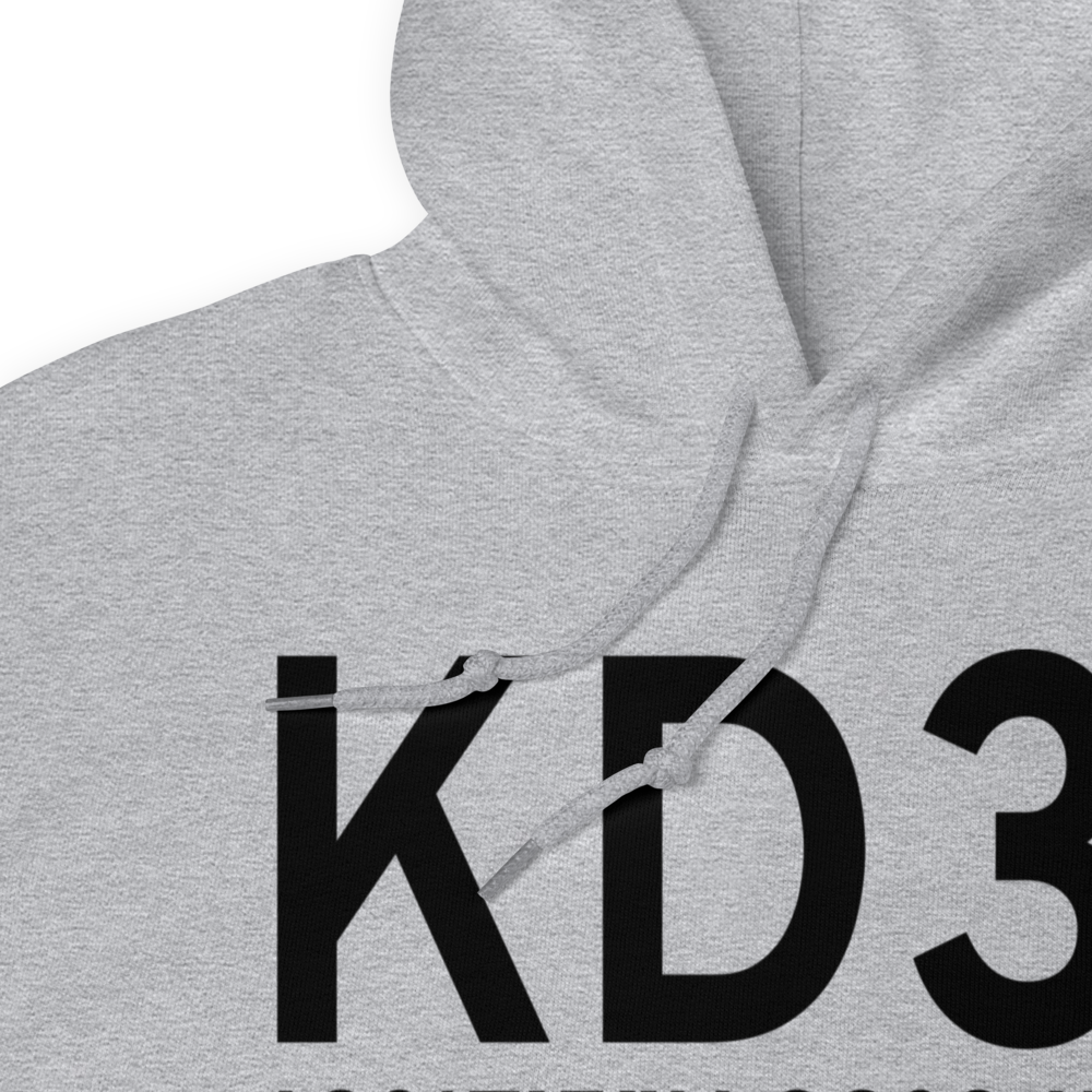Leeds Municipal Airport (KD31) ICAO Hoodie Sweatshirt 