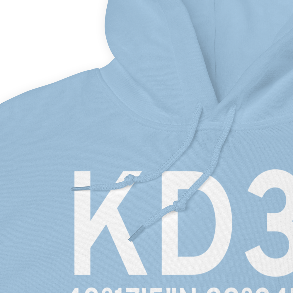 Leeds Municipal Airport (KD31) ICAO Hoodie Sweatshirt 