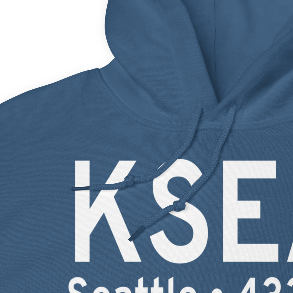 Seattle Tacoma International Airport (KSEA) ICAO Hoodie Sweatshirt 