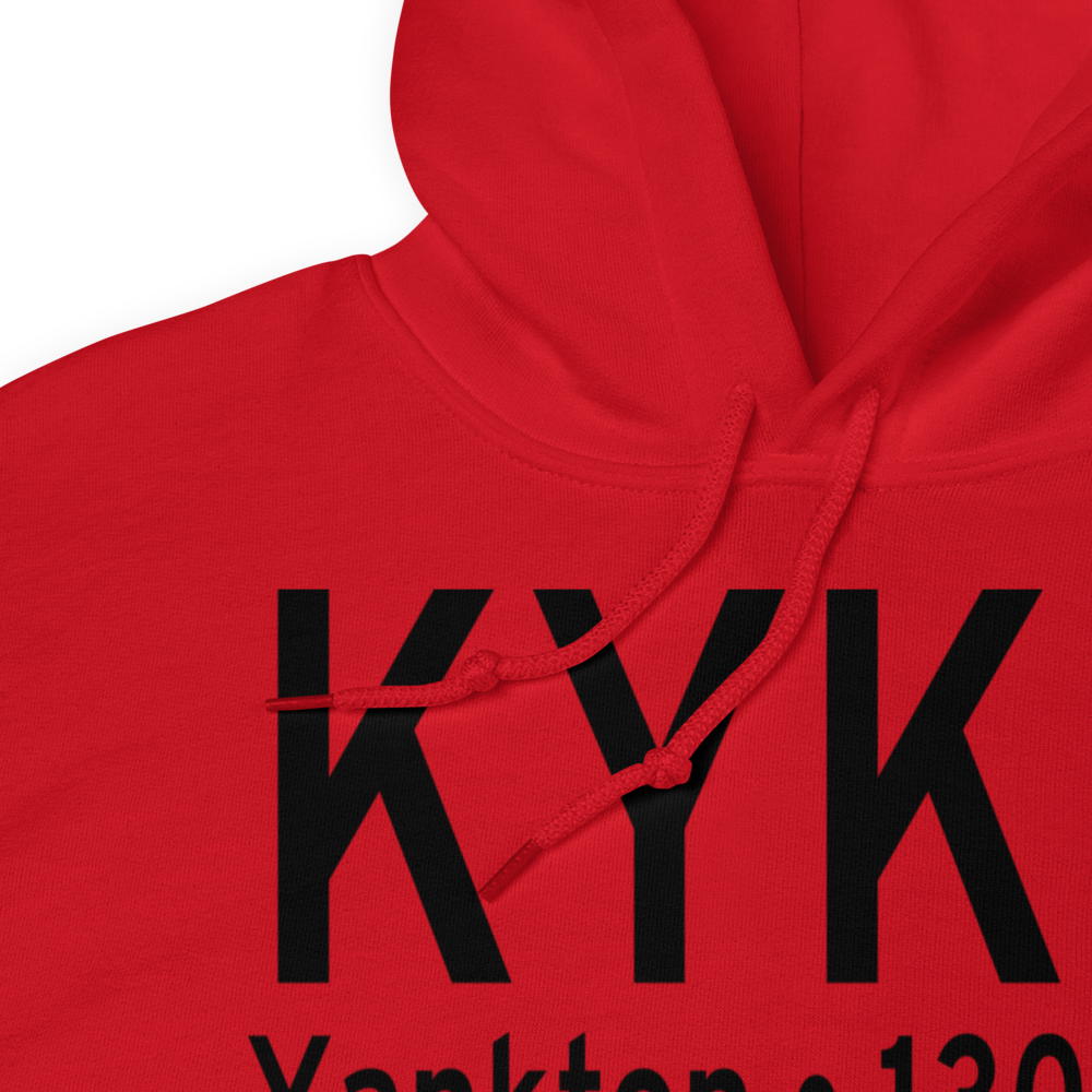 Chan Gurney Municipal Airport (KYKN) ICAO Hoodie Sweatshirt 