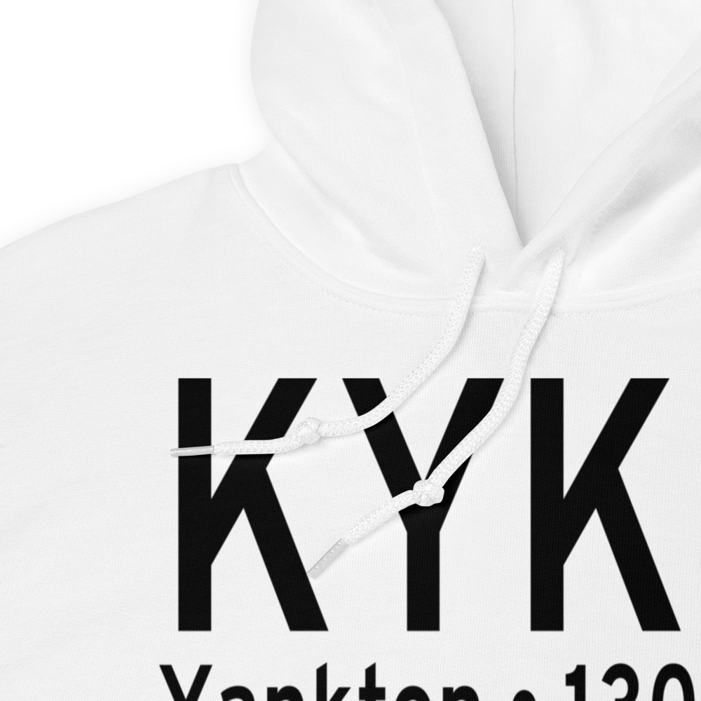 Chan Gurney Municipal Airport (KYKN) ICAO Hoodie Sweatshirt 