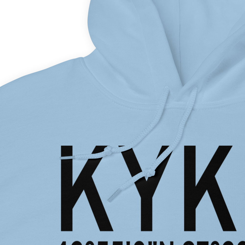 Chan Gurney Municipal Airport (KYKN) ICAO Hoodie Sweatshirt 