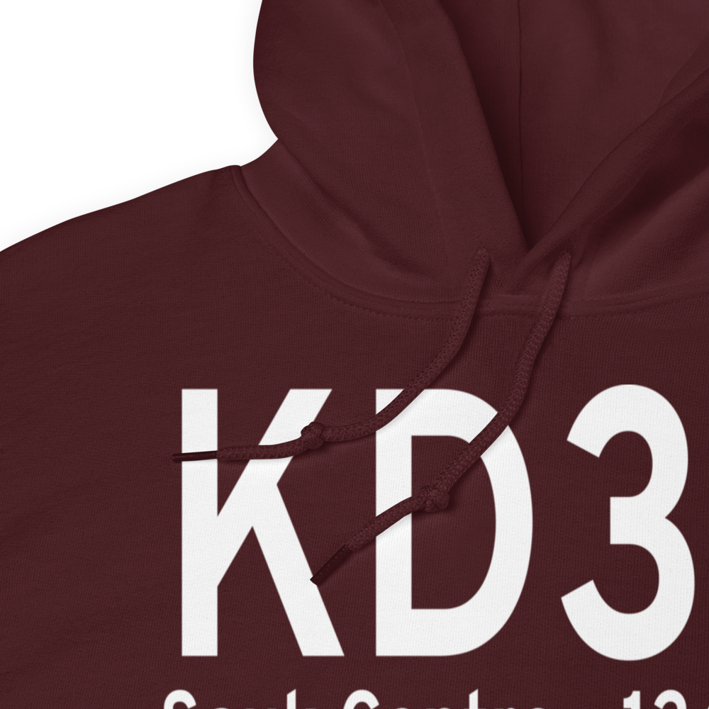 Sauk Centre Municipal Airport (KD39) ICAO Hoodie Sweatshirt 