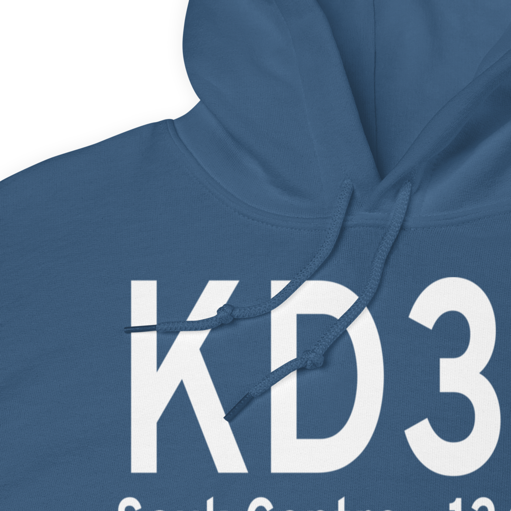 Sauk Centre Municipal Airport (KD39) ICAO Hoodie Sweatshirt 