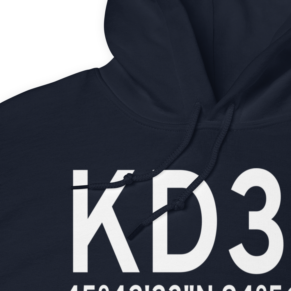 Sauk Centre Municipal Airport (KD39) ICAO Hoodie Sweatshirt 