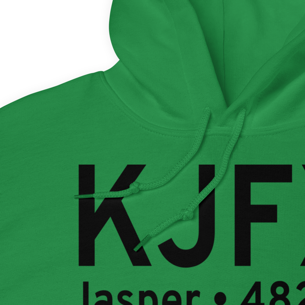 Walker County Airport-Bevill Field (KJFX) ICAO Hoodie Sweatshirt 