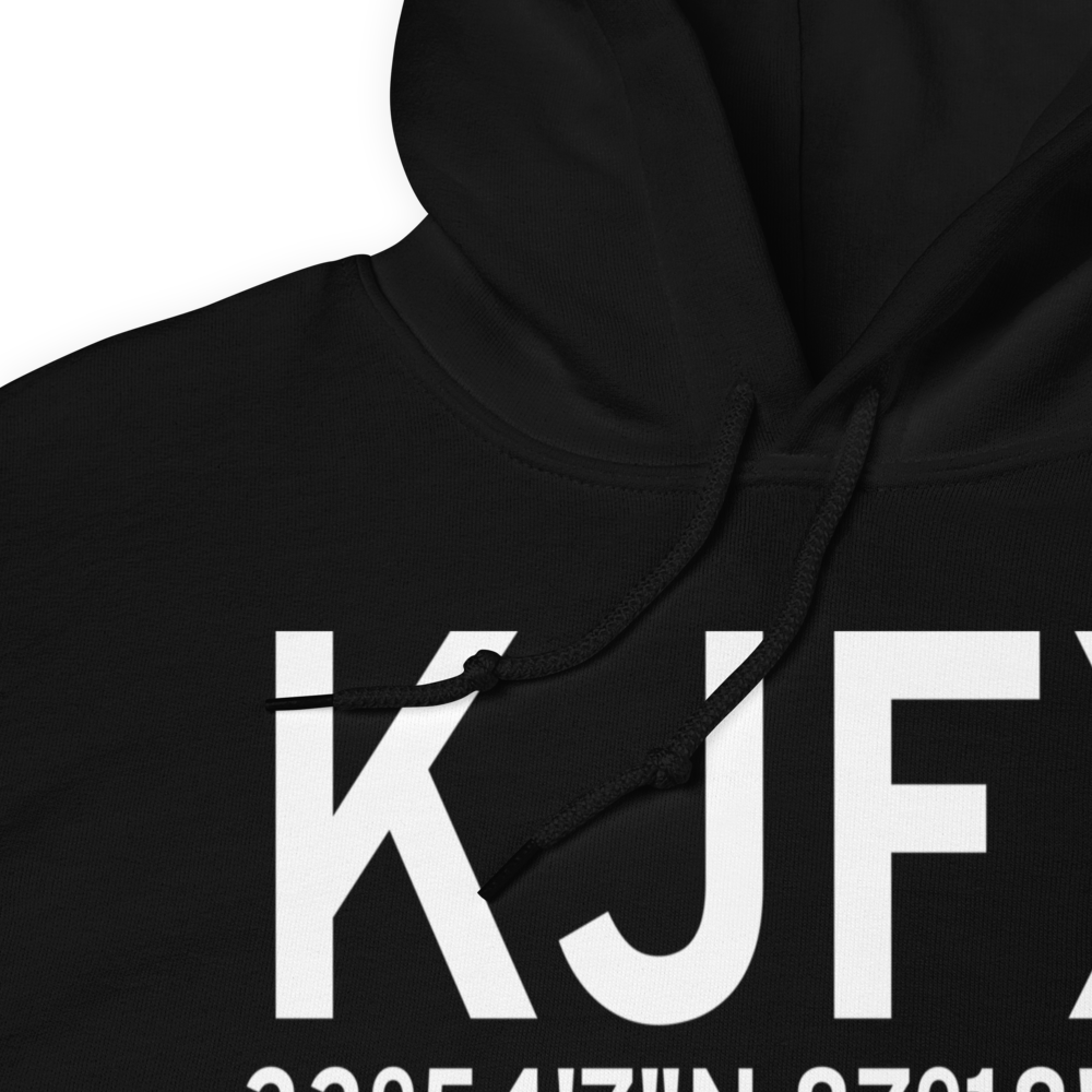 Walker County Airport-Bevill Field (KJFX) ICAO Hoodie Sweatshirt 